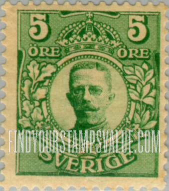 FindYourStampsValue: Gustaf V