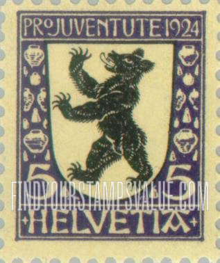 FindYourStampsValue: Semi-Postal: Appenzell