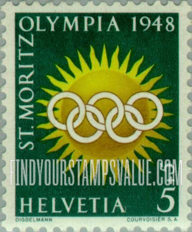 FindYourStampsValue: Semi-Postal: Sun and Olympic Emblem