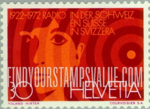 FindYourStampsValue: Federal Administration: Boy’s Head and Radio Waves