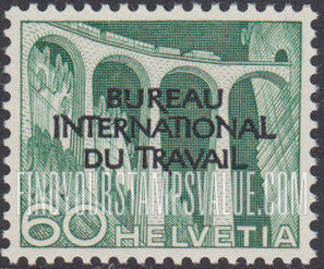 FindYourStampsValue: For The International Labor Bureau: Railway Viaduct