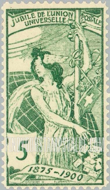 FindYourStampsValue: Federal Administration: UPU Allegory