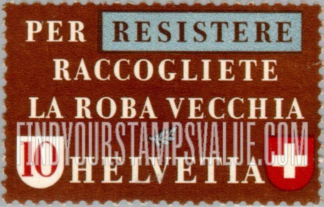 FindYourStampsValue: Federal Administration: “In order to Endure, Reclaim Used Materials” Inscribed in Italian