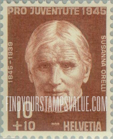 FindYourStampsValue: Semi-Postal: Susanna Orelli