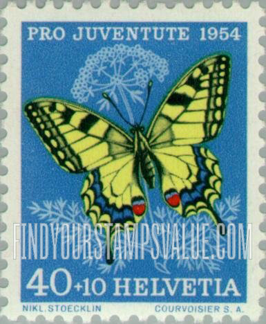 FindYourStampsValue: Semi-Postal, Insects: Swallow-tail