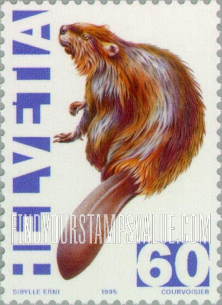 FindYourStampsValue: Federal Administration: European beaver