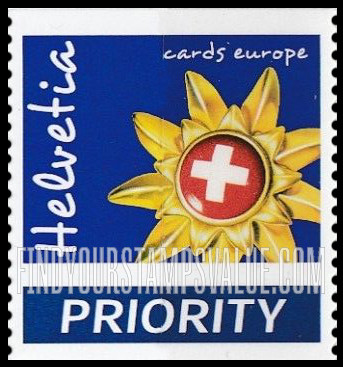 FindYourStampsValue: Federal Administration: Emblem of Switzerland Tourism