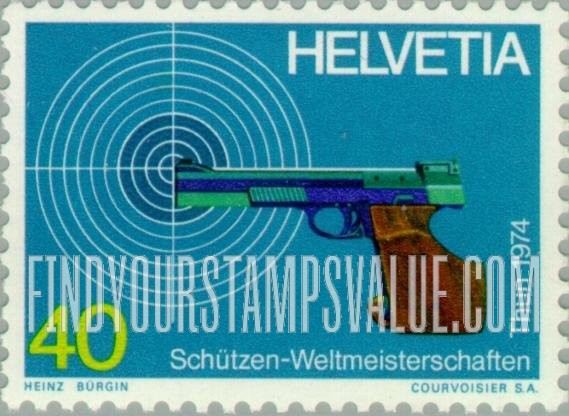 FindYourStampsValue: Federal Administration: Target and Pistol