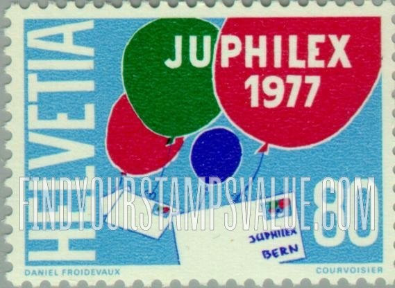 FindYourStampsValue: Federal Administration: Balloons Carrying Letters