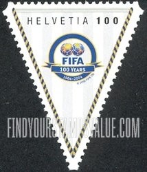 FindYourStampsValue: Federal Administration: FIFA (Fédération Internationale de Football Association), Centenary