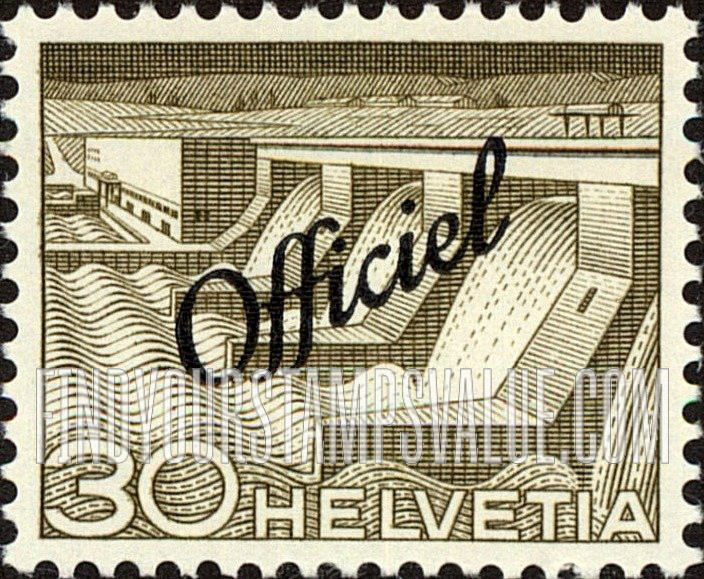 FindYourStampsValue: Official, For General Use: Dam and Power Station