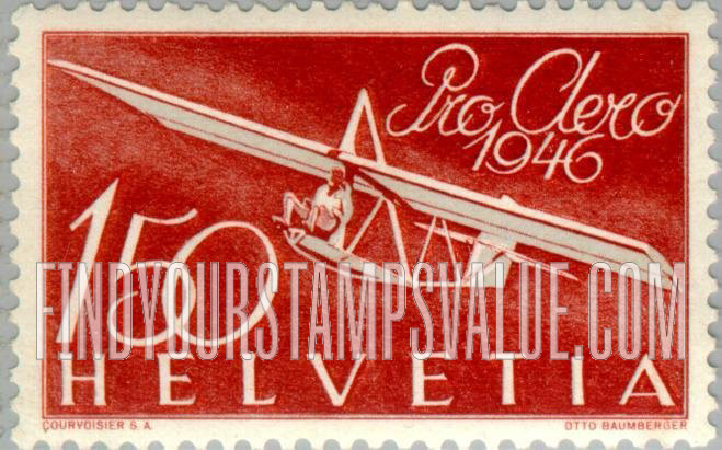 FindYourStampsValue: Air Post: Zoegling Training Glider