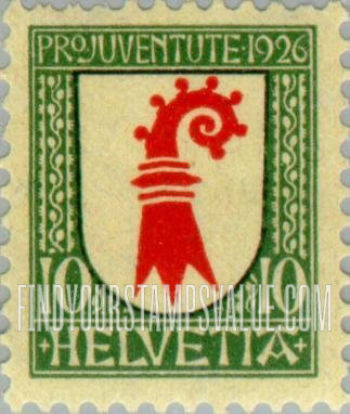 FindYourStampsValue: Semi-Postal: Basel