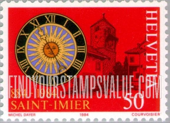 FindYourStampsValue: Federal Administration: 1100th Anniversary of Saint Imier