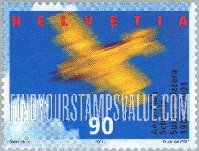 FindYourStampsValue: Federal Administration: Aero Club, Centenary