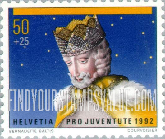 FindYourStampsValue: Semi-Postal: Wood Puppet of Melchior, 18th Centenary
