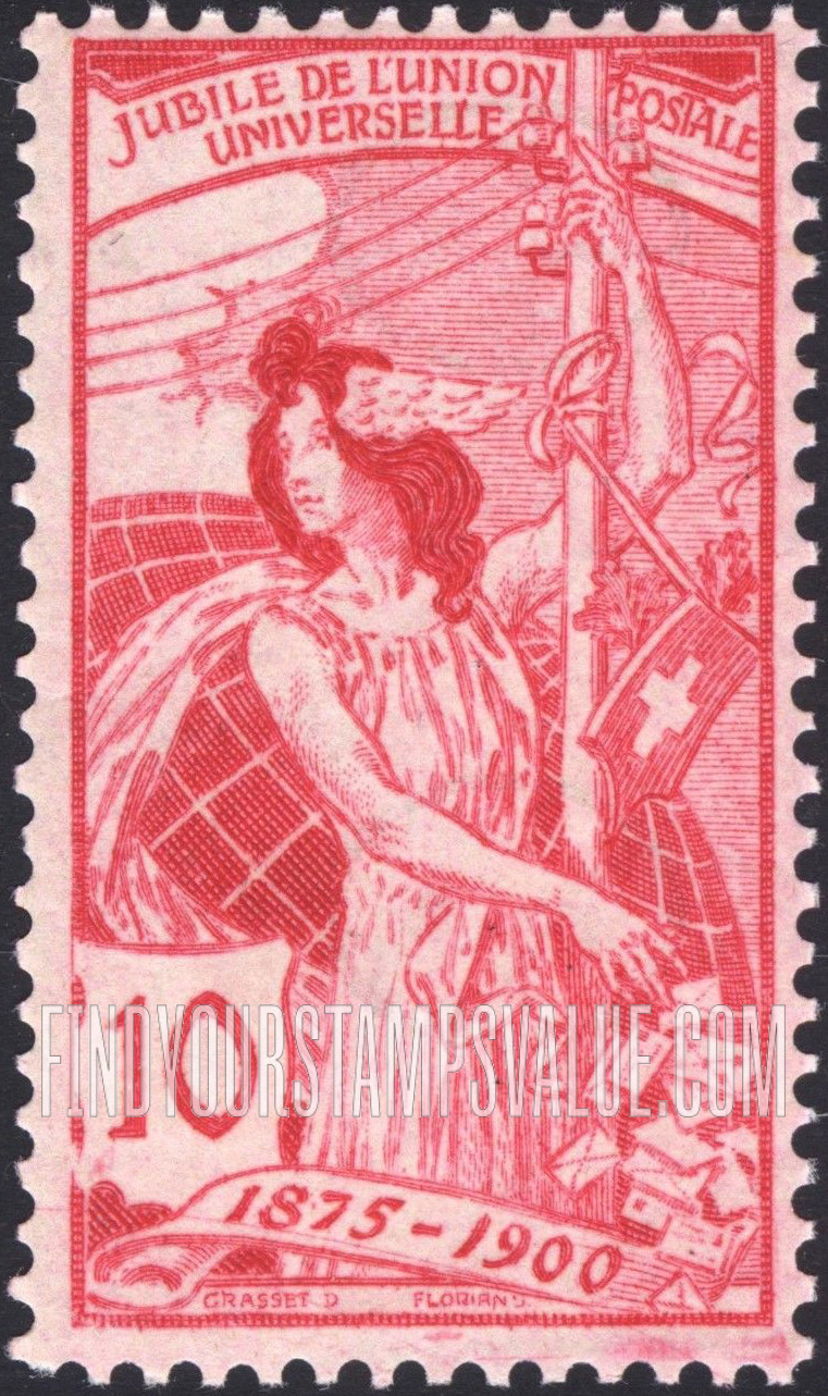 FindYourStampsValue: Federal Administration: UPU Allegory