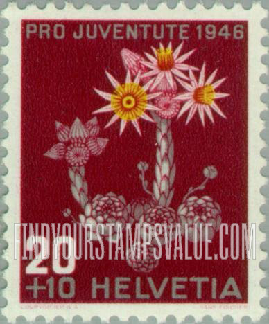 FindYourStampsValue: Semi-Postal: Mountain sengreen