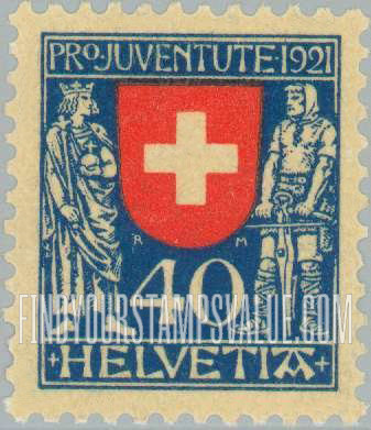 FindYourStampsValue: Semi-Postal: Switzerland
