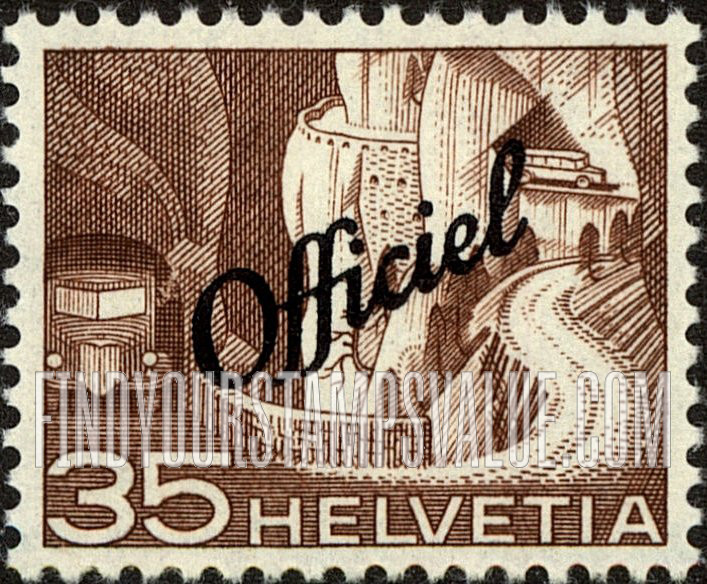 FindYourStampsValue: Official, For General Use: Alpine Postal Road
