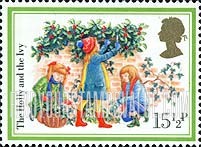 FindYourStampsValue: Great Britain (United Kingdom): Christmas Carols - The Holly and the Ivy