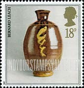 FindYourStampsValue: Great Britain (United Kingdom): Studio Pottery - Bernard Leach