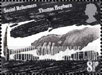 FindYourStampsValue: Great Britain (United Kingdom): 19th Century Industrial & Social Reformers - Coal Miner's Hands (Thomas Hepburn)