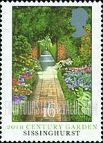 FindYourStampsValue: Great Britain (United Kingdom): British Gardens - 20th Century Garden, Sissinghurst