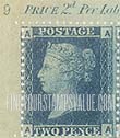 FindYourStampsValue: Great Britain (United Kingdom): Queen Victoria - Two Pence Blue