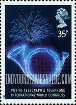 FindYourStampsValue: Great Britain (United Kingdom): Fireworks - Posthorn