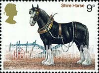 FindYourStampsValue: Great Britain (United Kingdom): British Horses - Shire Horse