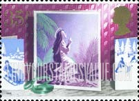 FindYourStampsValue: Great Britain (United Kingdom): Christmas Cards - The Annunciation