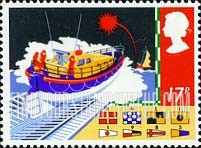 FindYourStampsValue: Great Britain (United Kingdom): Safety at Sea - Lifeboat