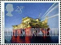 FindYourStampsValue: Great Britain (United Kingdom): Engineering Achievements (Europa) - Emergency Oil Rig Support Vessel Lolair