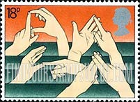 FindYourStampsValue: Great Britain (United Kingdom): International Year of the Disabled - Sign Language