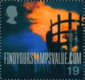 FindYourStampsValue: Great Britain (United Kingdom): Fire & Light - Beacon, Beacon Millenium Project