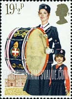 FindYourStampsValue: Great Britain (United Kingdom): Youth Organizations - Girl's Brigade