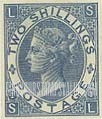 FindYourStampsValue: Great Britain (United Kingdom): Queen Victoria - Two Shillings Blue