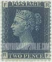 FindYourStampsValue: Great Britain (United Kingdom): Queen Victoria - Two Pence Blue
