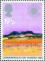 FindYourStampsValue: Great Britain (United Kingdom): Commonwealth Day - Desert