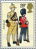 FindYourStampsValue: Great Britain (United Kingdom): British Army Uniforms - Irish Guards