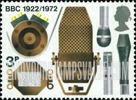 FindYourStampsValue: Great Britain (United Kingdom): BBC & Broadcasting History - Various BBC Microphones