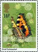 FindYourStampsValue: Great Britain (United Kingdom): Butterflies - Small Tortoiseshell