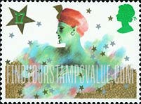 FindYourStampsValue: Great Britain (United Kingdom): Christmas Pantomime - Genie