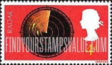 FindYourStampsValue: Great Britain (United Kingdom): British Discoveries - Radar Screen
