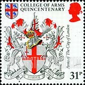 FindYourStampsValue: Great Britain (United Kingdom): Heraldry - Arms of the City of London