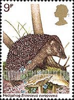 FindYourStampsValue: Great Britain (United Kingdom): Wildlife Protection - Hedgehog