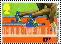 FindYourStampsValue: Great Britain (United Kingdom): Sports - Track and Field