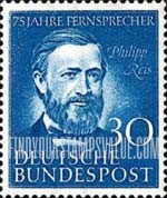 FindYourStampsValue: 75 Years of Telephone Service in Germany - Philipp Reis