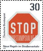 FindYourStampsValue: New Traffic Rules, Traffic Signs - Stop